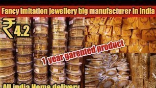 'Gold-Plated Jewellery Manufacturer Kolkata । Cheapest Imitation Jewellery Wholesale Market InKolkata'