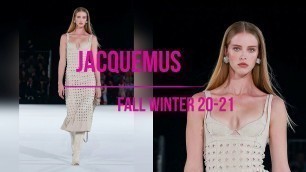 'Jacquemus fashion show Fall Winter 20 21| Jacquemus коллекция осень-зима 2020-21'