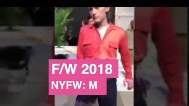 'Bode Fall 2018 Men\'s Live Stream | Global Fashion News'