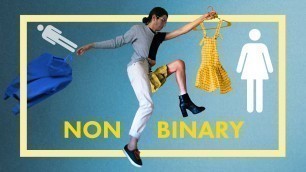 'NON BINARY SHOPPING: Tips for your fashion style as a non-binary person #shorts'