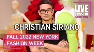 'Christian Siriano Fall 2022 NYFW Show FULL LIVESTREAM | E! News'