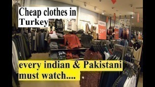 'Cheap clothes Shop and market in Turkey | Urdu, Hindi | Eghbal Vlogs'