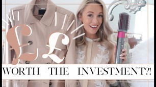 '9 EXPENSIVE THINGS THAT ARE WORTH THE MONEY! // Fashion Mumblr'