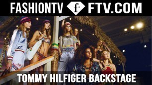 'Scenes from Backstage at Tommy Hilfiger S/S 2016 | New York Fashion Week | FTV.com'