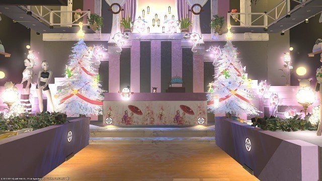 'Final Fantasy 14/FFXIV housing - CnA Fashion Boutique Christmas by Twinlala Kujata'