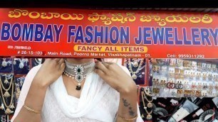 'Bombay fashion Jewellery Poorna market - Fancy Jewellery Shop - all Fancy Items - KalpanaTalks'