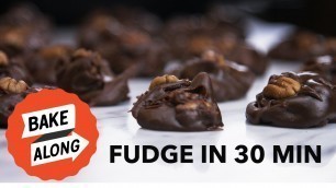 'Recipe for How to Make Old Fashioned Chocolate Fudge in 30 Minutes - Super Easy (4K)'