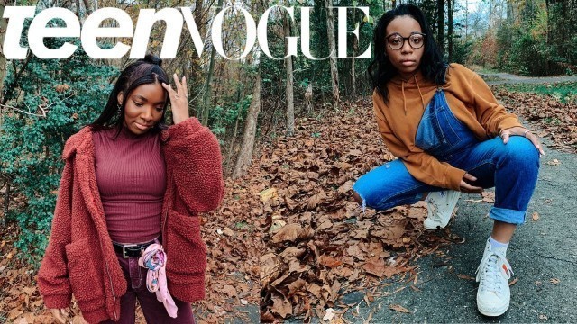 'The Height of Fall Fashion | DIY Teen Vogue Photoshoot (aesthetic and autumnal)'