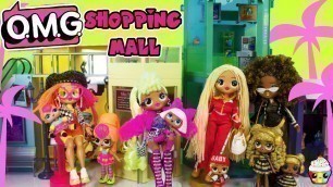 'LOL OMG Fashion Dolls Shopping Mall Unboxing Full Collection'