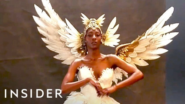 'Designer Creates Fairy Fashion'