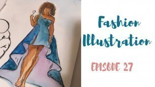 'Fashion Illustration Watercolor • 31 Ideas to Fill a sketchbook'