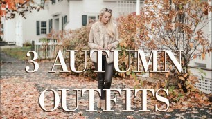 'THREE AUTUMN OUTFITS  //  Fall in Vermont  // Fashion Mumblr'