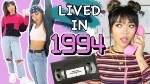 'I Lived Like It Was 1994 For A Week! | FASHION | Nava Rose'