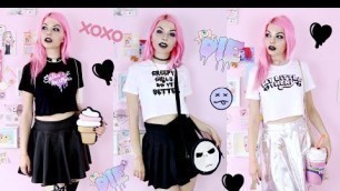 'Pastel Goth Summer LookBook / Outfit Ideas'