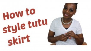 'How to style tutu skirt|3 ways|tips|simplydemi'