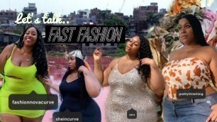 'THE NASTY IMPACT OF FAST FASHION | HOW DOES A PLUS SIZE PERSON DRESS SUSTAINABLY?!'