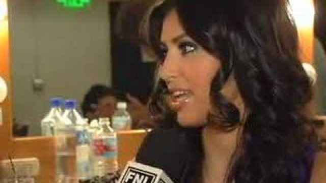 'Kim Kardashian at the LA Fashion Week 2008 at Fashion News Live'