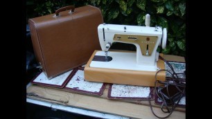 'Vintage Electric  Singer sewing machine Model 237 See Video'