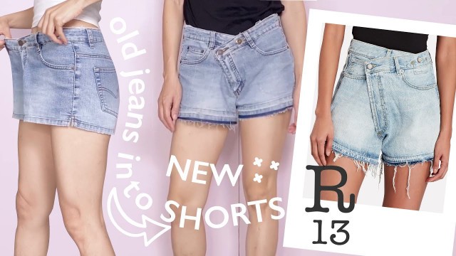 'How to make jeans shorts fit better | DiyFashion'