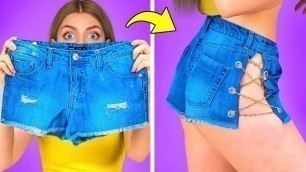 'CLOTHES AND FASHION DIY! Girls Hacks Make Your Life Easier by Mr Degree'