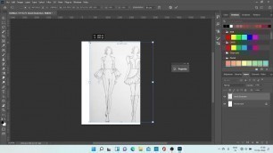 'Digital fashion illustration for beginners |Day1 part1 | digital illustration in photoshop'