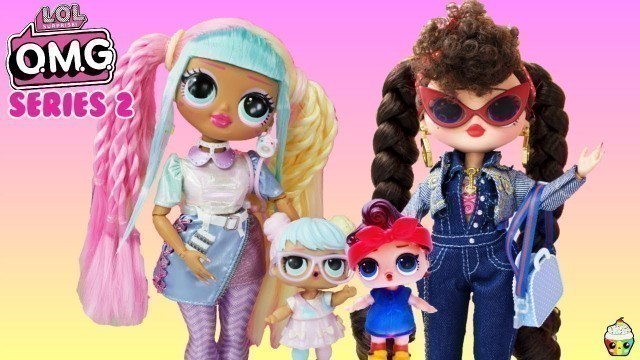 'LOL OMG Series 2 Dolls NEW Bon Bon & Can Do Baby Big Sisters'