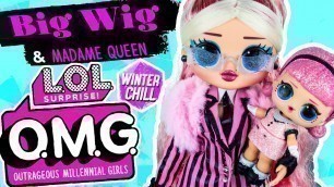 'L.O.L. Surprise! O.M.G. Winter Chill Big Wig & Madame Queen Dolls Unboxing and Review!'