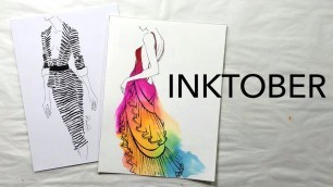 'Inktober for Fashion Illustrators'