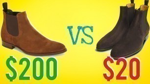 '$200 Chelsea Boot Vs $20 Chelsea Boot- What is The Difference?'