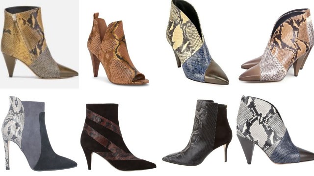 'Women\'s fashion pointy toe Chelsea zipper buckles block high heels ankle boots 2022'