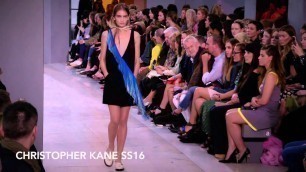 'Christopher Kane SS16 at London Fashion Week'