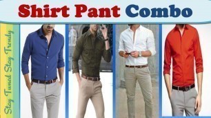 'Men’s Office Wear Lookbook |Latest Indian Men\'s Formal Shirt Pant Fashion 2018 | Best Formal Style'