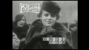 '1934 Men and Women\'s Fur Coat Fashion Show'