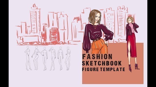 'Draw Fashion Sketchbook With Figure Templates'
